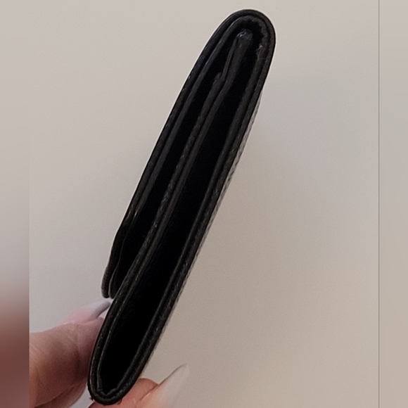 CHANEL Leather Caviar CC Flap Coin Pouch Blk Wallet - Picture 10 of 11